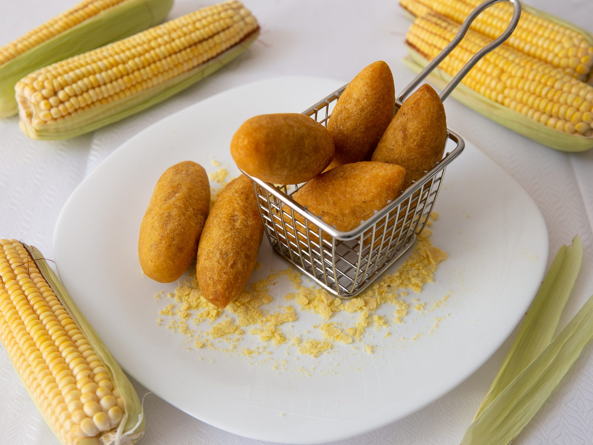 Bolinhos Ôcaipira na fritadeira