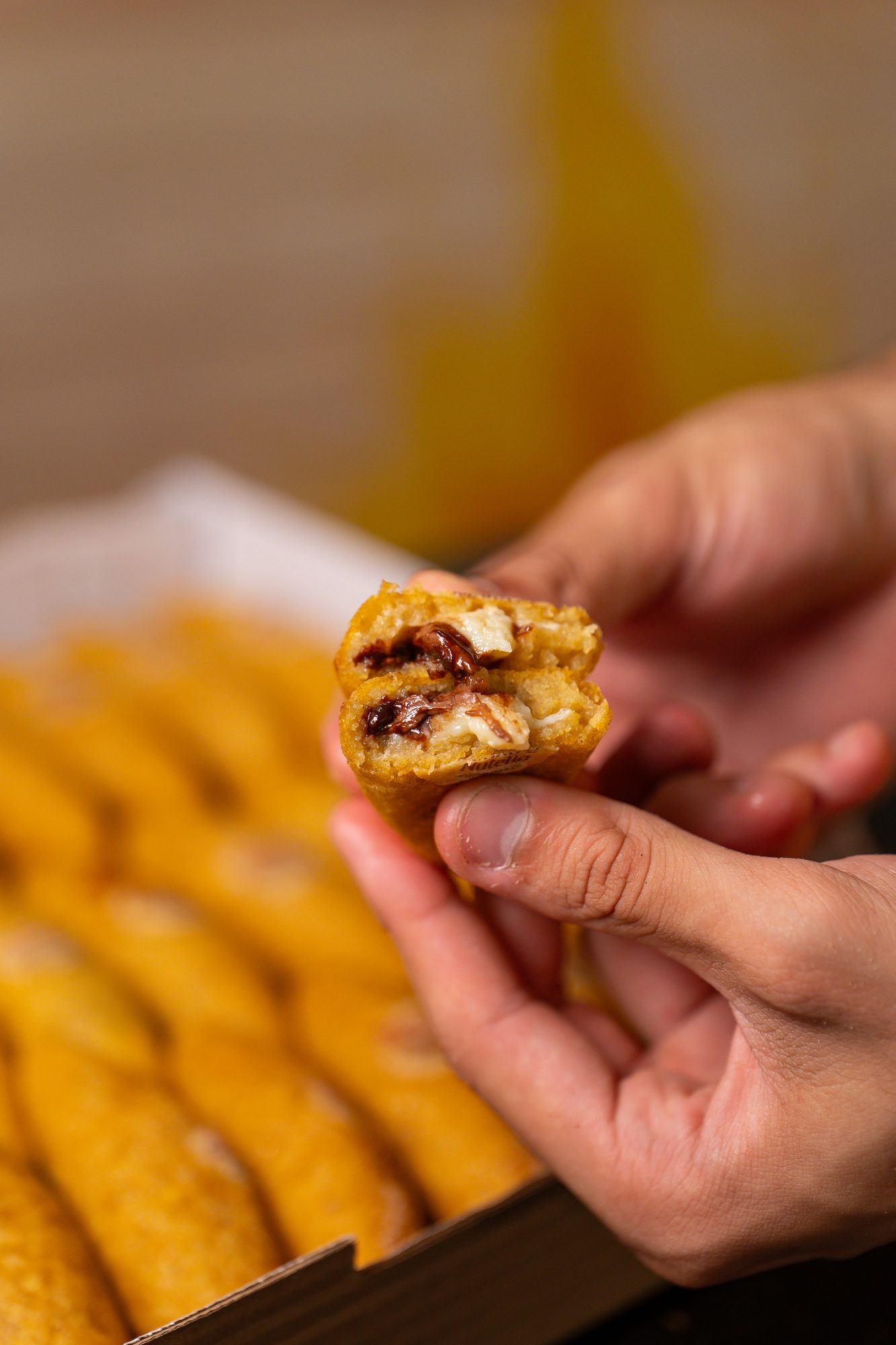 Bolinho doce recheado