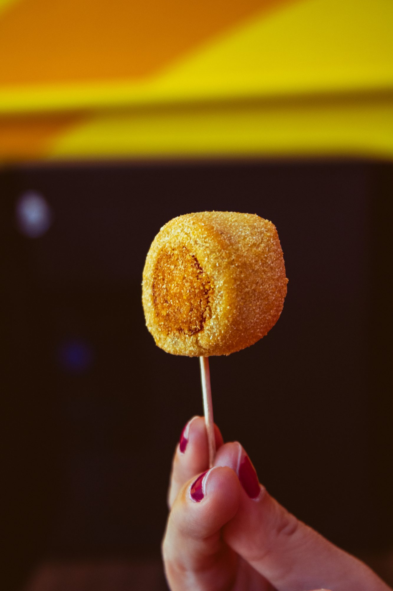 Mini churros Ôcaipira no espeto